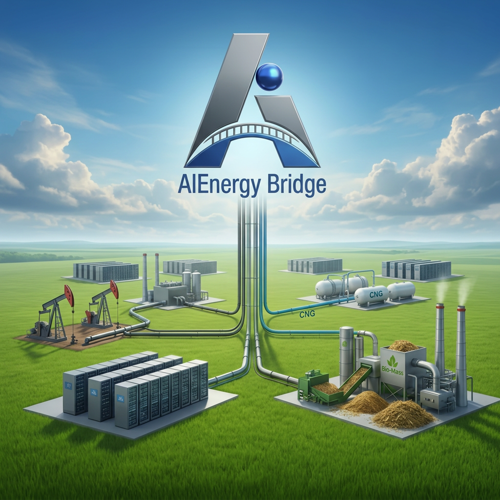 AIEnergy Bridge, Inc. concept with biomass and CNG integration